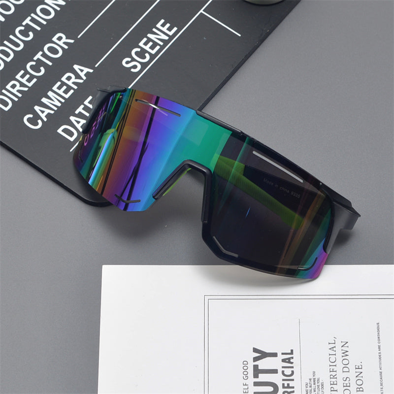 Oversized Shield Sports Sunglasses