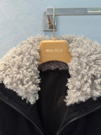 Cropped Fleece Jacket