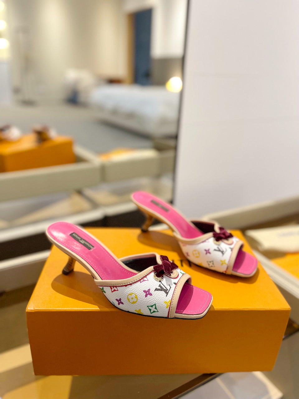 Kitten Heeled Sandals