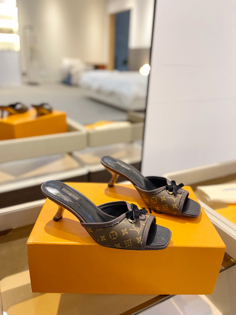 Kitten Heeled Sandals