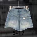 Denim shorts