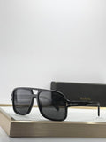 Classic Rectangular Acetate Sunglasses