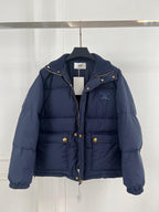 Navy Cel Puffer Jacket