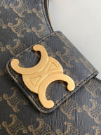 Calfskin Triomphe Shoulder Bag