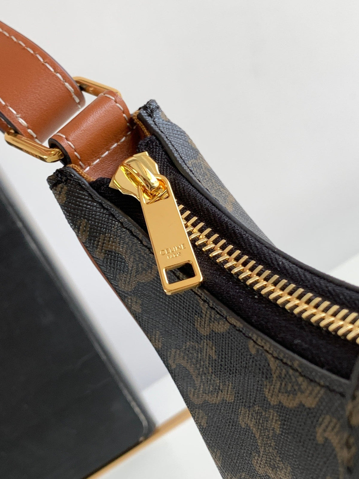 Calfskin Triomphe Shoulder Bag