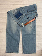 Wide-Leg Denim Jeans