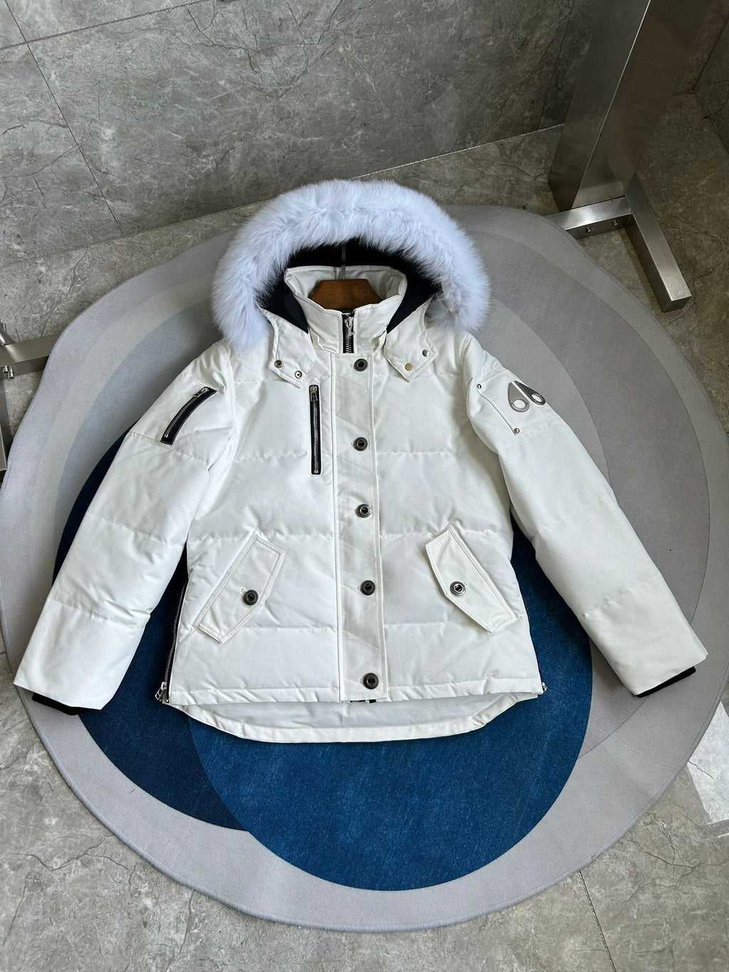 Fur-Hood Puffer Jacket