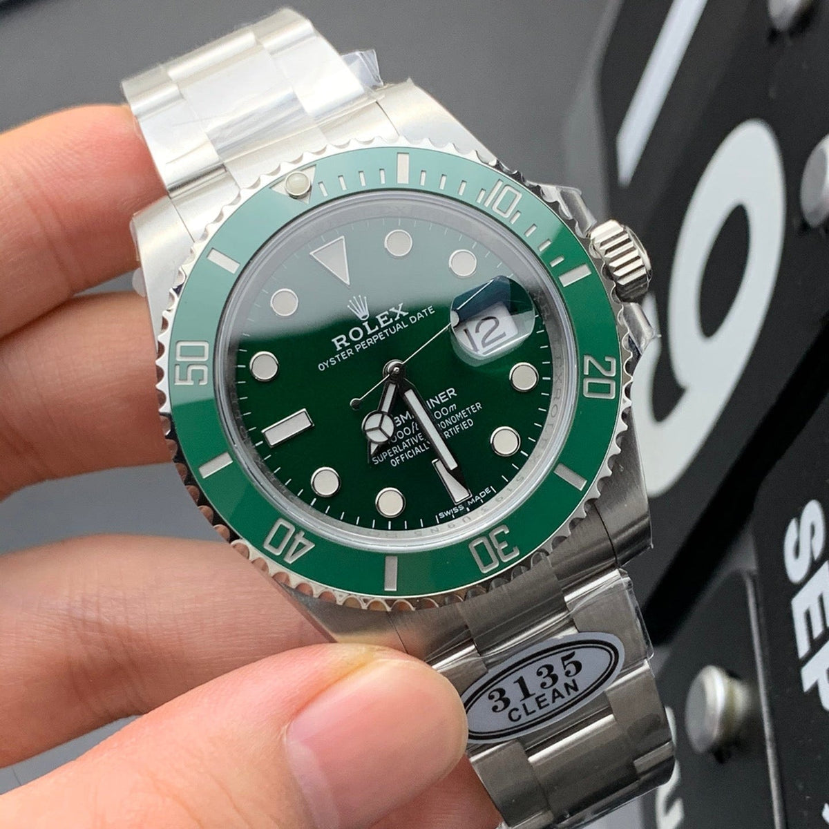 Green Dial Automatic Watch 40 mm